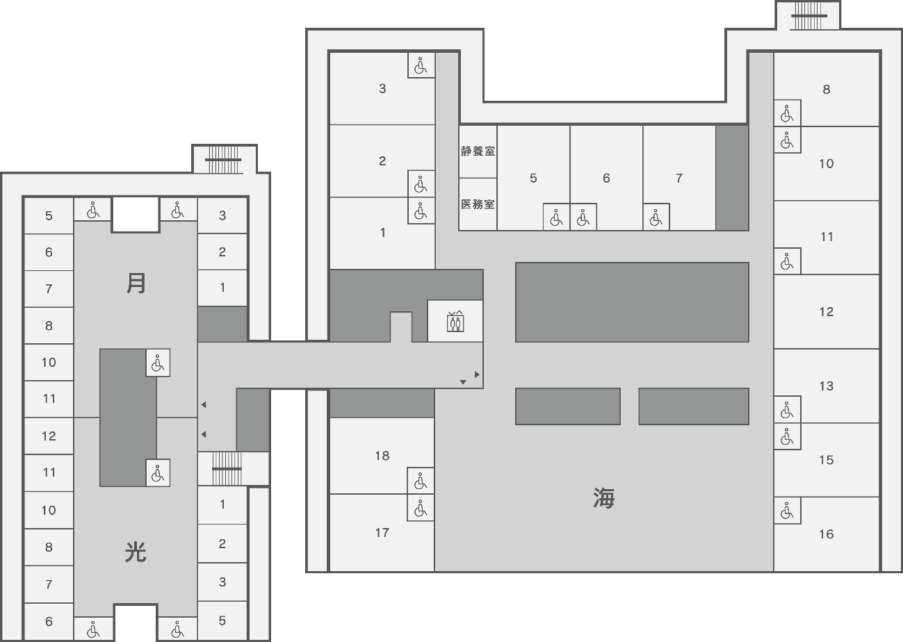 館内マップ2F