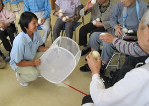 運動会　玉入れ