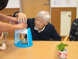 かき氷作り